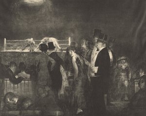 Ön hazırlıklar, 1916. by George Wesley Bellows