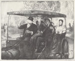 Pazar 1897, 1921. by George Wesley Bellows