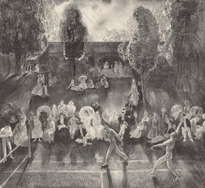 Tenis, 1920. by George Wesley Bellows