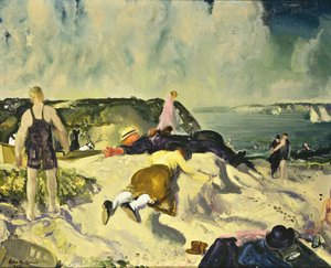 Sahil, Newport, c.1919 by George Wesley Bellows