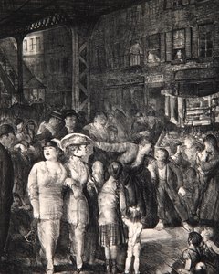 Sokak, 1917 by George Wesley Bellows