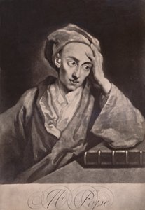 Alexander Pope, İngiliz şair ve hicivci, c1732 1894 by George White