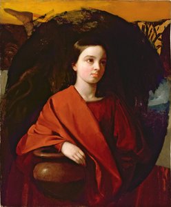 Rebecca (karton üzerine yağlı boya)