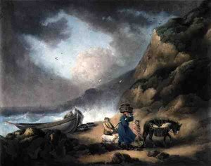 Balıkçılar, James Ward (1769-1859), pub tarafından oyulmuş. J.R. Smith, 1793 (mezzotint gravür) (125518 çifti) tarafından by George after Morland