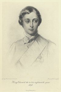 Galler Prensi, geleceğin Kral Edward VII, on sekizinci yılında, 1858 by George after Richmond