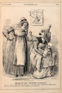 'Entente Cordiale'nin Ölümü, 1870 (ahşap gravür) by George and Hammar, George Wevill