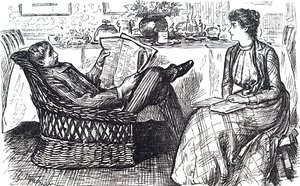 Karı koca okuma by George du Maurier