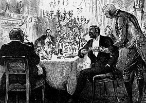 Masada üst sınıf bir aile by George du Maurier