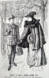 Modern kadının davranışları. by George du Maurier