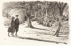 Karda İki Çocuk by George du Maurier