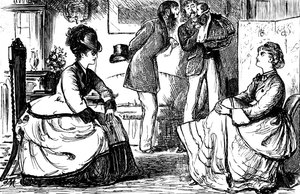 Üst sınıf İngiliz çiftler by George du Maurier
