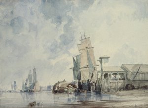 Thames üzerinde by George the Elder Chambers