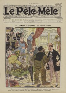 Seçim komitesi. Le Pele-Mele için çizim, 1906