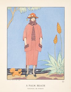 Moda Tabak Koleksiyonundan Bir Palmiye Plajı by Georges Barbier