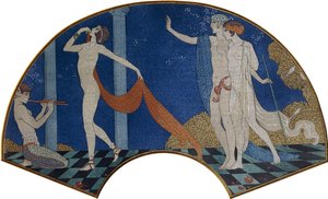 Terasta dans eden figürler by Georges Barbier