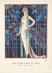 Moda Tabak Koleksiyonundan Gece Gülleri by Georges Barbier