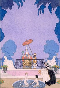 Bir masal kitabından illüstrasyon by Georges Barbier