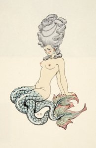Deniz Kızı, Pierre Chodlerlos de Laclos (1741-1803), pub'ın 'Les Liaisons Dangereuses' adlı eserinden. 1934 (kalıp baskısı)