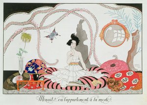 Gece yarısı! veya Şık Daire by Georges Barbier