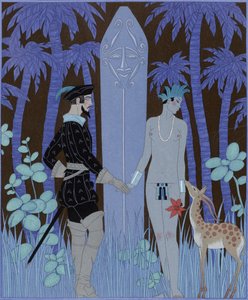 Pocahontas, Prenses (Pocahontas, Prenses) by Georges Barbier