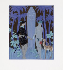 Pocahontas, Prenses (Pocahontas, Prenses) by Georges Barbier