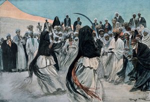 Bedevi kılıçlarının çölde dansı