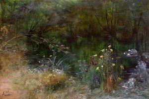 Naiads ile bir göl
