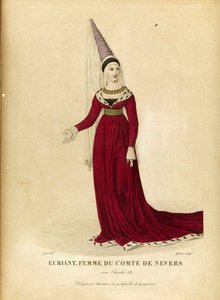 Euryanthe - Gatin, Georges Jacques (1773-1831) - 18. yüzyılın sonları. - Gravür, sulu boya - Özel Koleksiyon by Georges Jacques Gatine