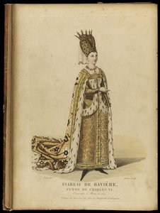 Bavyeralı Isabeau, Fransa Kraliçesi, 18. yüzyılın sonları.