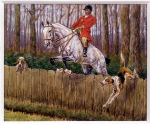 Avcılık - Georges La Roque tarafından 1900 dolaylarında çizim by Georges La Roque
