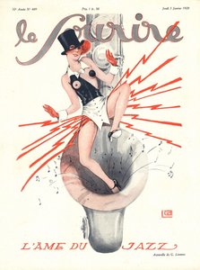 'Le Sourire' ön kapağı, Ocak 1929 (renkli lito)