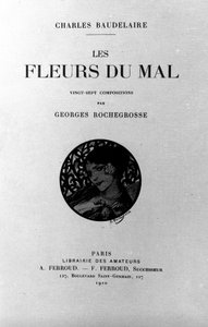 Georges Antoine Rochegrosse (1859-1938) tarafından resmedilen Charles Baudelaire