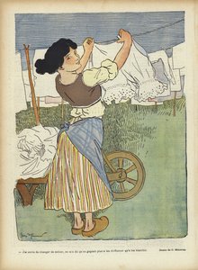 Le Rire için İllüstrasyon by Georges Meunier