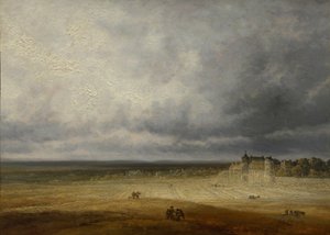 Sürülmüş Tarla ve Köylü Peyzaj, muhtemelen 1827