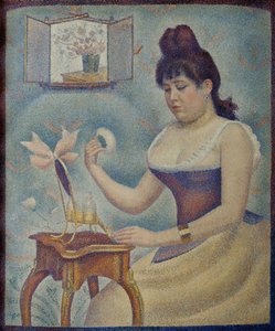 Kendini pudralayan genç kadın Kendini pudralayan genç kadın, 1889-1890.