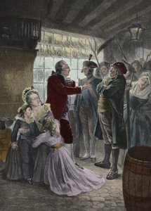 Fransız Devrimi: 21 Haziran 1791 Kraliyet ailesi (Fransa Kralı XVI. inci by Georges Roussin