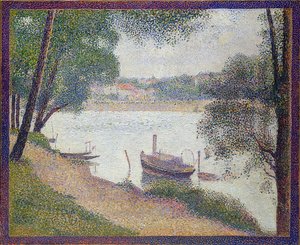 Gri hava, Grande Jatte. 1886-88 Hakkında by Georges Seurat