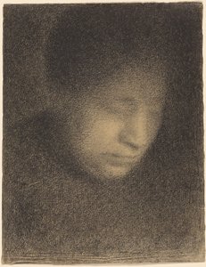 Madam Seurat, Sanatçının Annesi by Georges Seurat