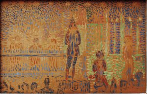 Parade de cirque - Sirk geçit töreni by Georges Seurat