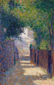 İlkbaharda Rue St. Vincent, c.1884 by Georges Seurat