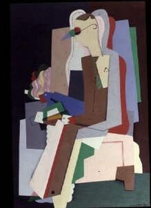 genç adam, okuma by Georges Valmier