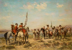 Bir Av Partisi (tuval üzerine yağlı boya)