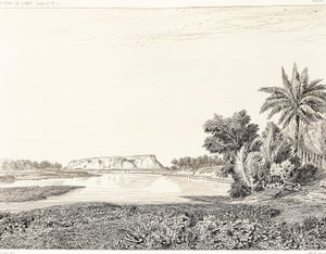 Irak, Babil görünümü, F, Thomas tarafından Georges Perrot (1832-1914) ve Charles Chipiez (1835-1901) tarafından yapılan gravürden çizim, Histoire de l