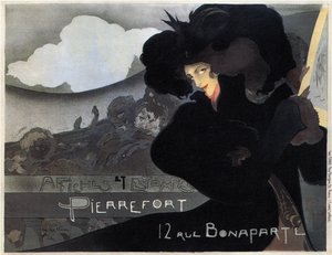 Pierrefort, Posterler ve Pullar, 1898 by Georges de Feure
