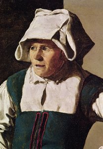 Yaşlı Kadın, kafa detayı, c.1618-19 (242455 detayı)