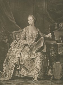 Madam de Pompadour by Georges de la after Tour