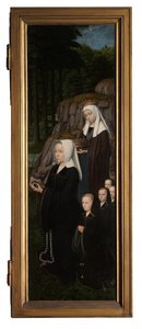 Mesih'in Vaftizinin sağ paneli, 1502-08 dolayları (panel üzerine yağlı boya) by Gerard David