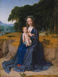 The Rest on the Flight into Egypt, c.1512–15 (oil on wood) by Gerard David