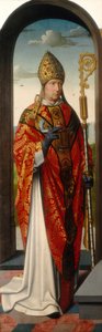 Saint Anne Altarpiece: Saint Nicholas [sol panel], c. 15001520 by Gerard David