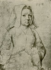 Genç kadın, 15. yüzyıl sonu ve 16. yüzyıl başı, 1908. by Gerard David